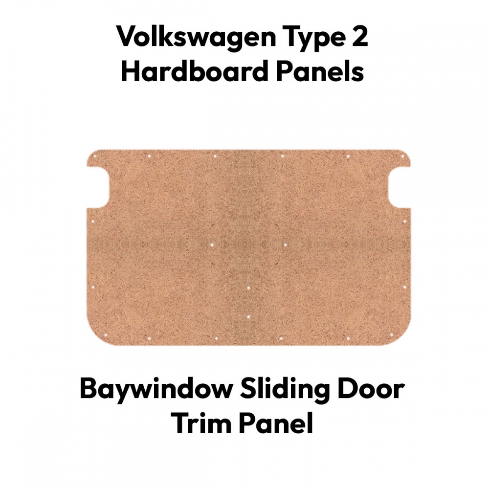 VW Bay Window Hardboard Sliding Door Trim Panels